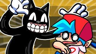 BOYFRIEND vs. CARTOON CAT?! Friday Night Funkin Animation