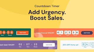 Shopify Sales Countdown Timer Bar App by SpurIT