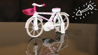 How to make beautiful Cycle with newspaper & old stuff, beautiful bicycle made by diy.