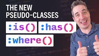 The new CSS pseudo-classes explained - :is() :where() :has()