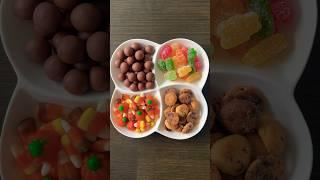 Satisfying ASMR| Fill a plate with sweets ️#short#asmr#sweet#chocolate