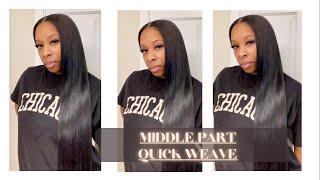 HOW TO: PROTECTIVE QUICK WEAVE w/Leave Out | ANTONETTE SHAY