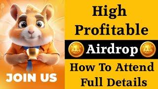 High Profitable Airdrop | Hamster Kombat | How To Attend Full Details @TamilCryptoSchool