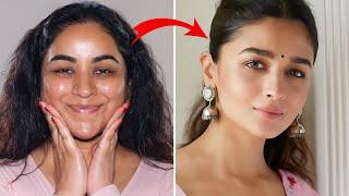 Here's How To Do Alia Bhatt's GLOWY Minimal Makeup look for Diwali!