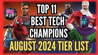 Top 11 Best Tech Champions in Mcoc August 2024 Edition | (Personal Tier list) #top10 #mcoc #mcocraz