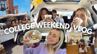 A COLLEGE WEEKEND IN MY LIFE (shopping, haul, + more)