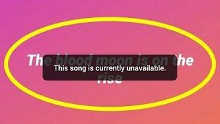 Fix Fix Instagram App Error This Song is Currently Unavailable (Music Story Not Working)