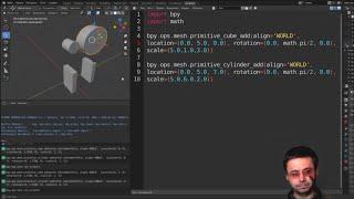 Python Blender Урок 1. Пишем скрипты на python под Blender.