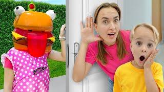 Who's at the door and other useful stories for kids with Chris and Mom