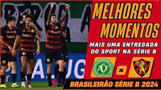 Chapecoense 1 X 1 Sport / Melhores Momentos / Brasileirão Série B 2024 / Notícias do Sport Recife