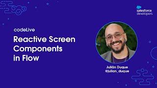 codeLive: Reactive Screen Components in Flow