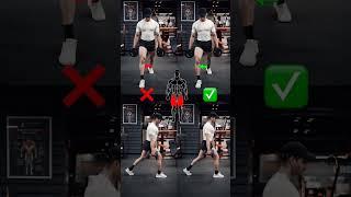 split squats mistakes! ️#shorts #gym #fitness #workout #gymfreak