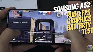 Samsung Galaxy A52 test game PUBG Mobile