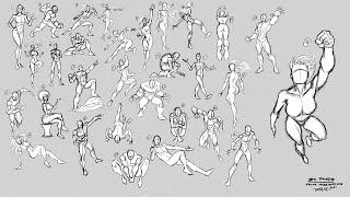 Drawing 30 Poses from Imagination