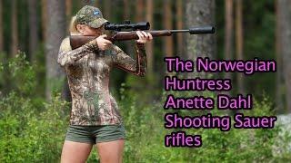 The Norwegian Huntress shooting Sauer rifles by Kristoffer Clausen