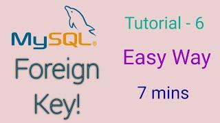 MySQL Tutorial for Beginners - 6 - What is Foreign key and how to create it including IMP concepts