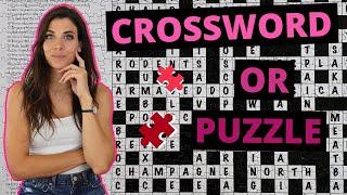 My First CROSSWORD Puzzle