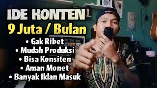 Ide Konten Youtube Mudah Produksi Dan Gajian 9 Juta setiap Bulan Modal 1 channel