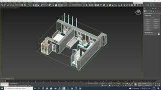 22окт2 2d чережи из архикада в 3ds max - вспомогательные линии для удобства построения и размещения