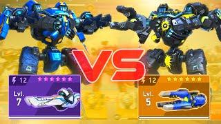 Arc Torrent VS Graviton Beam - Eclipse,  Mech Arena Weapon Comparison