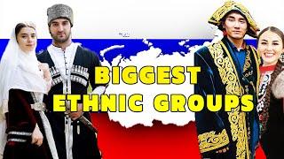 Top 10 Largest Nations in RUSSIA // Ethnic Group