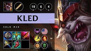 Kled Mid vs Tristana: Triple Kill, Legendary - NA Master Patch 14.16