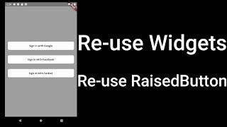 Flutter Part - 13 | Create Custom Widget In Flutter | English