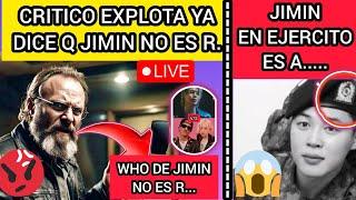 URGENTECRITICO EXPLOTA Y DICE QUE JIMIN Y WHO NO SON..EJERCITO INFORMA q JIMINnoticiasdebts