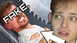 Mr Beast FAKED "World's Most Dangerous Trap" Video (Proof)