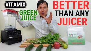 THIS is how the Vitamix Blender Makes Green Juice Better than a Juicer