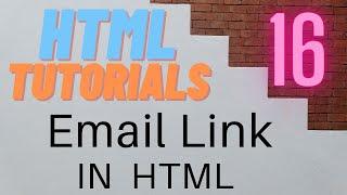 Email link in HTML | Part-16 | HTML Tutorial in Hindi | Complete HTML Tutorial