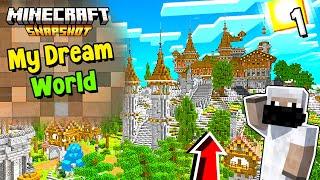 I Will Build my Dream World in Minecraft 1.21 (Snapshot 24W18A)