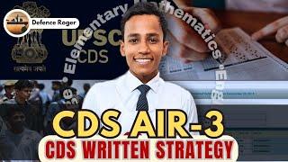 Clear CDS 2 2023- Self Study STRATEGY and TIMETABLE without Coaching  with "Mrinal Rawat" CDS AIR-3
