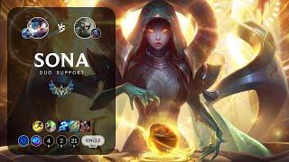 Sona Support vs Camille - EUW Challenger Patch 14.5