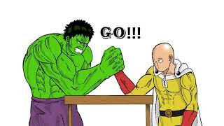 Saitama vs Hulk (Animation)