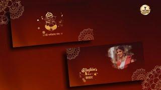 How to make Wedding Invitation Video Tutorial || How to make cinematic wedding Invitation Video.