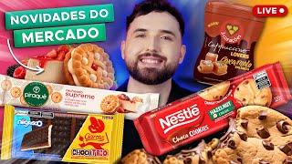  PROVANDO NOVIDADES DO MERCADO | CHOCOTRIO NEGRESCO, NESTLÉ CHOCO COOKIES, PIRAQUÊ SUPREME E MAIS