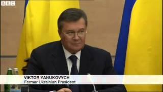 'I'm still president' -- Ukraine's Yanukovych vows to fight back