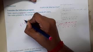 GATE CSE 2016 SET 2 Q 37 || C PROGRAMMING  ||Data Structure || GATE Insights Version: CSE