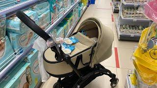 ВЛОГ ШОПИНГ С БОННИ!! Shopping with a reborn baby ПОКУПКИ ДЛЯ РЕБОРНА!