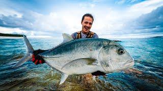 Giant Fish In Ultra Shallow Water!  - Indonesia Ep. 8