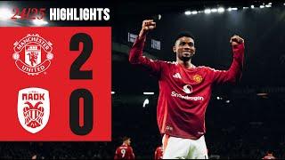 Amad Double!  | Man Utd 2-0 PAOK