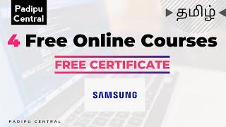 4 Free Online Courses with Certificate by SAMSUNG Company