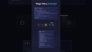 HTML & CSS Magic Menu Indicator #menu #shorts #shortvideo