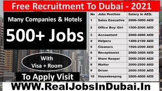 Jobs In Dubai For Indians – UAE 2021