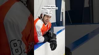 Short Bench At Mens League Hockey  #hockey #austenalexander #hockeyhits #beerleague