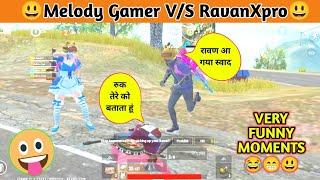 Big YouTuber Melody Gamer V/S RavanXpro || Pubg Mobile Lite Best Funny Moments Status Video