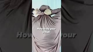 How to tie your jilbab #bellahijabs #fashion #modest #jilbab #hijab #hijabfashion #muslimclothing