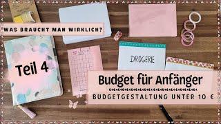 Budget für Anfänger Teil 4 I Budgeteinstieg für unter 10 € I Was braucht man wirklich?