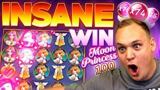 INSANE BIG WIN ON MOON PRINCESS 100 SLOT!